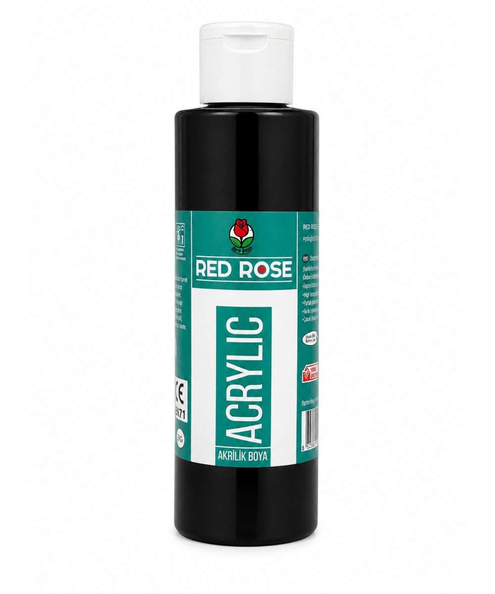 Ngjyrë Akrilike e Zezë Red Rose – 250 g Ngjyrë Akrilike e Zezë Red Rose – 250 g