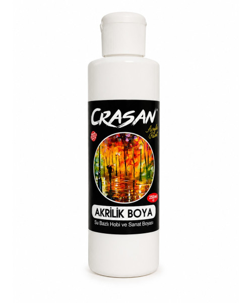 Ngjyrë Akrilike Crasan – E Bardhë (250 ml) Ngjyrë Akrilike Crasan – E Bardhë (250 ml)