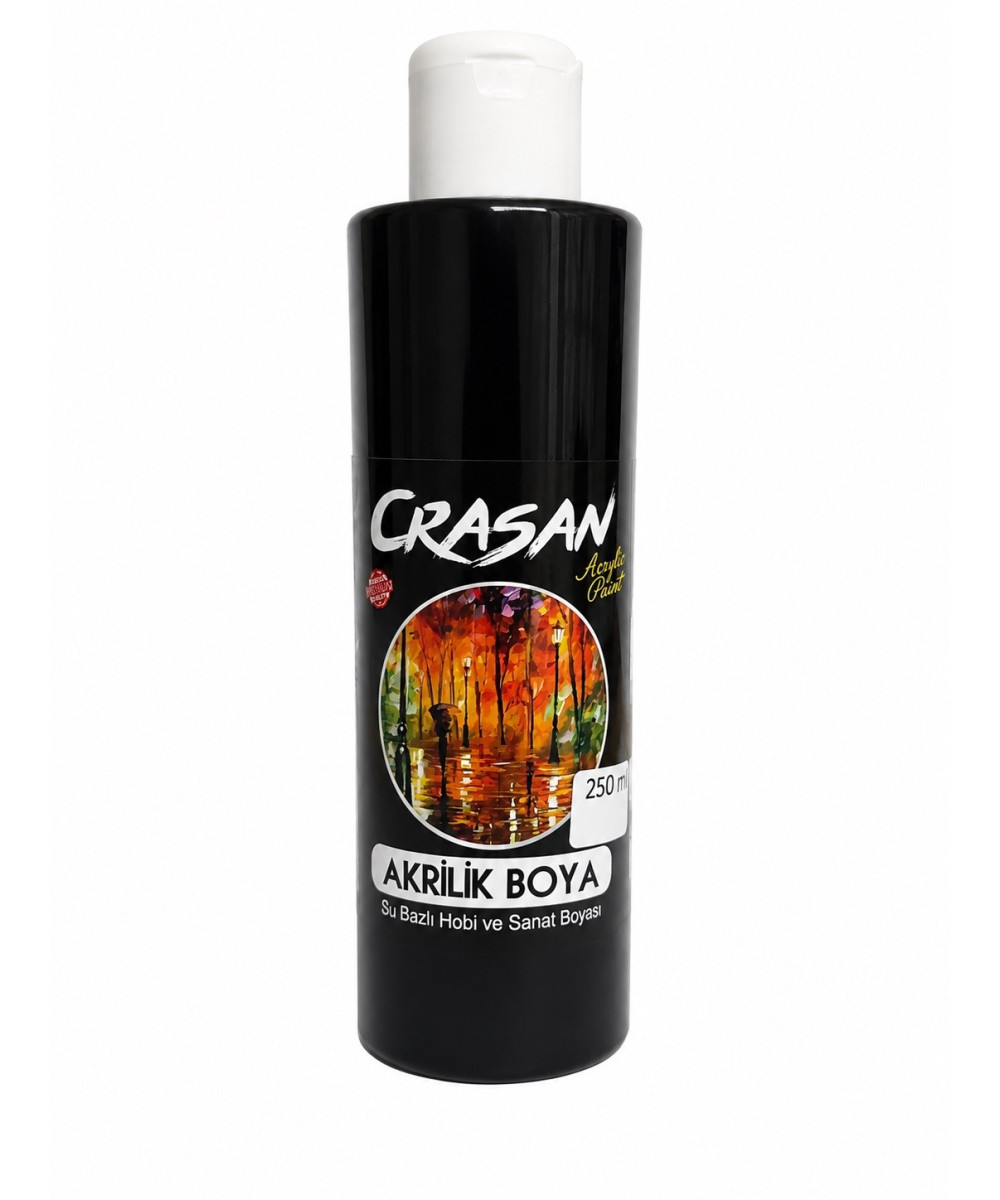 Ngjyrë Akrilike Crasan – E Zezë (250 ml) Ngjyrë Akrilike Crasan – E Zezë (250 ml)