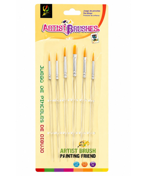 Set Furçash për Pikturë – 6 Copë (Artist Brushes) Set Furçash për Pikturë – 6 Copë (Artist Brushes)